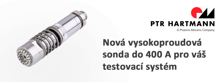 Nová vysokoproudová sonda do 400 A pro váš testovací systém