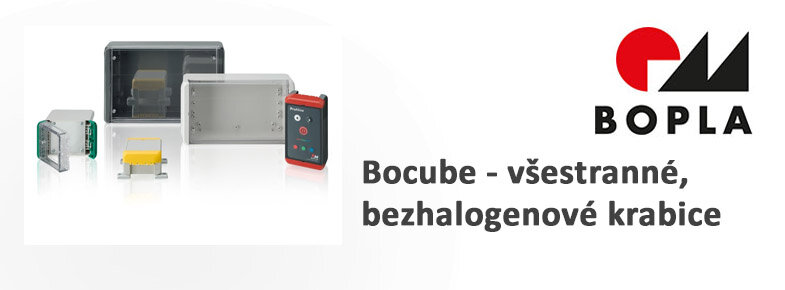 Bocube – všestranné, bezhalogenové krabice