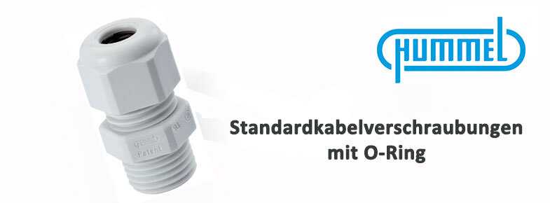 HUMMEL: Standardkabelverschraubungen mit O-Ring